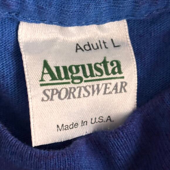 1995 Paris Air Show T-Shirt Mens Large Blue Tie Dye Single Stitch Vtg 90s MINT - Picture 7 of 9